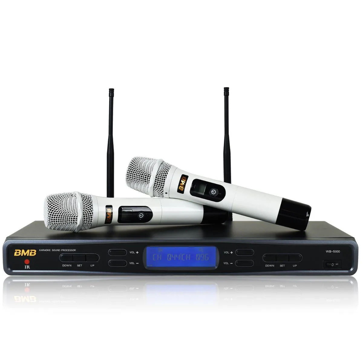 BMB BMB WB-5000S(W) Wireless Microphone System White Handhelds — product photo