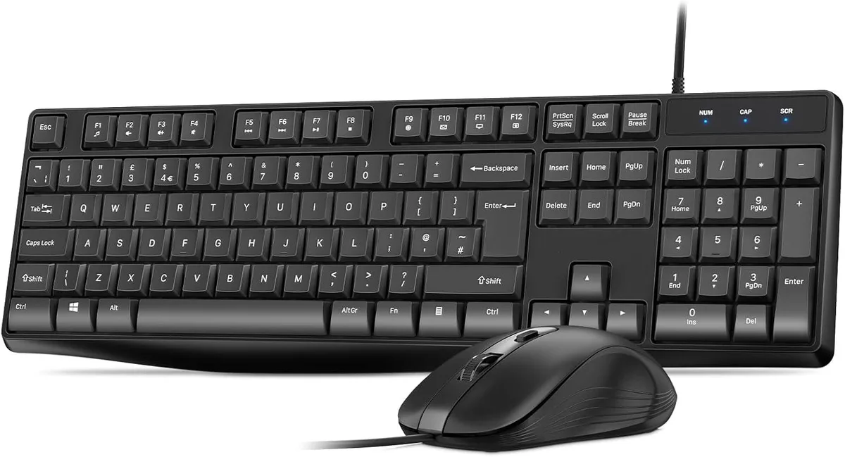 TROPRO TROPRO Mechanical Gaming Keyboard Blue Switch 87 Keys RGB Black Wired — product photo