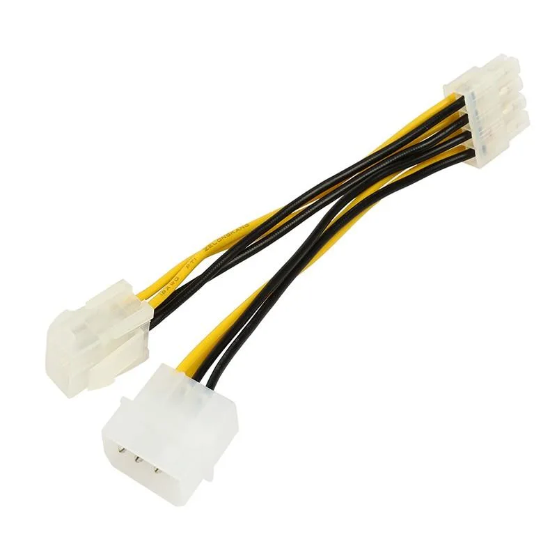 EN-Labs EN-Labs P4IDE2EPS8PIN6 internal power cable 6 inch ATX P4 Molex to EPS 8pin 18AWG — product photo