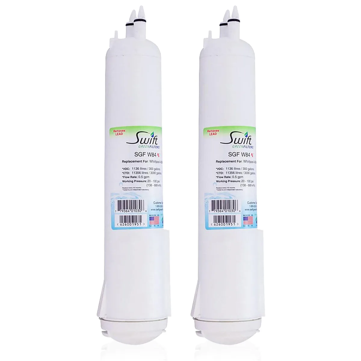 Swift Green Swift Green SGF-W84 Rx Water Filtration 2 Pack — product photo