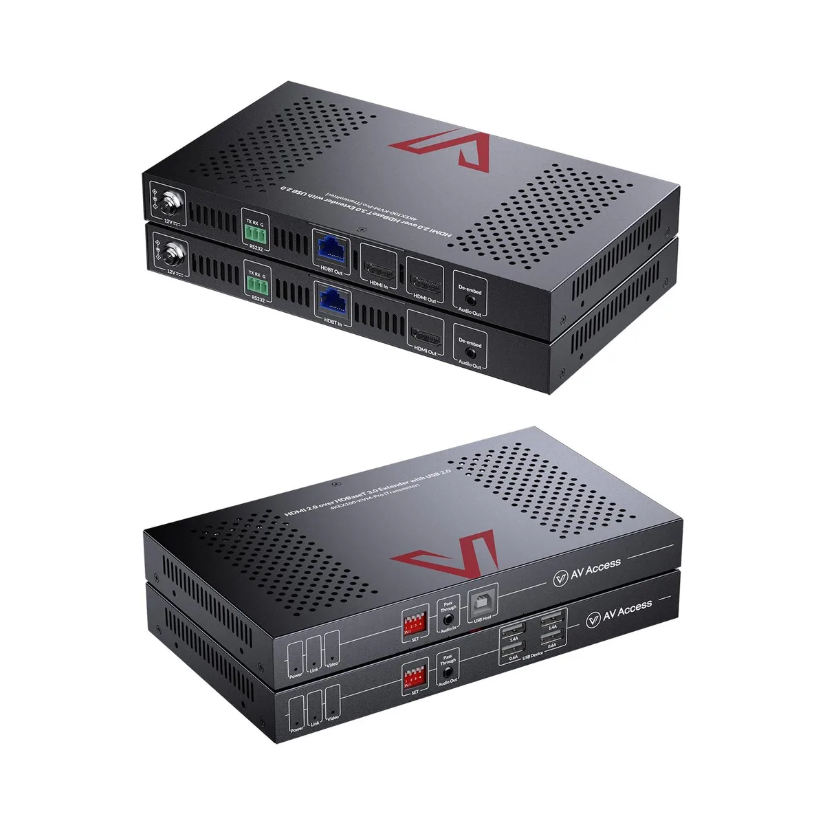 v AV Access v AV Access 4KEX100-KVM-Pro HDBaseT 3.0 KVM Extender 100m 4K@120Hz 1080P@240Hz — product photo