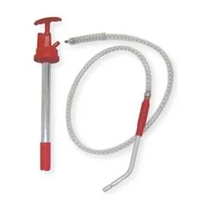 Dayton steel piston hand pump with hose and nozzle