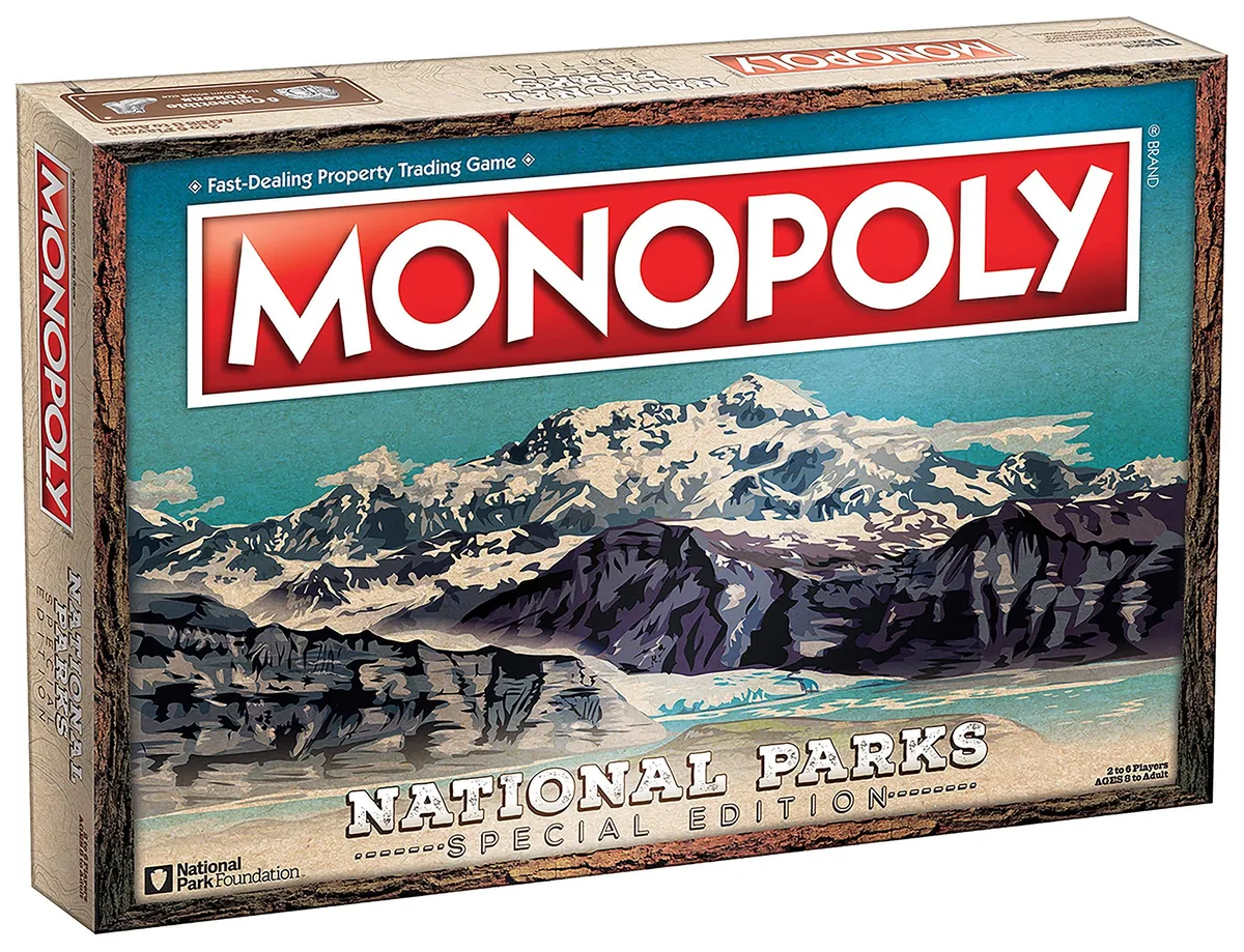 USAopoly USAopoly Monopoly National Parks 2020 Edition game — product photo