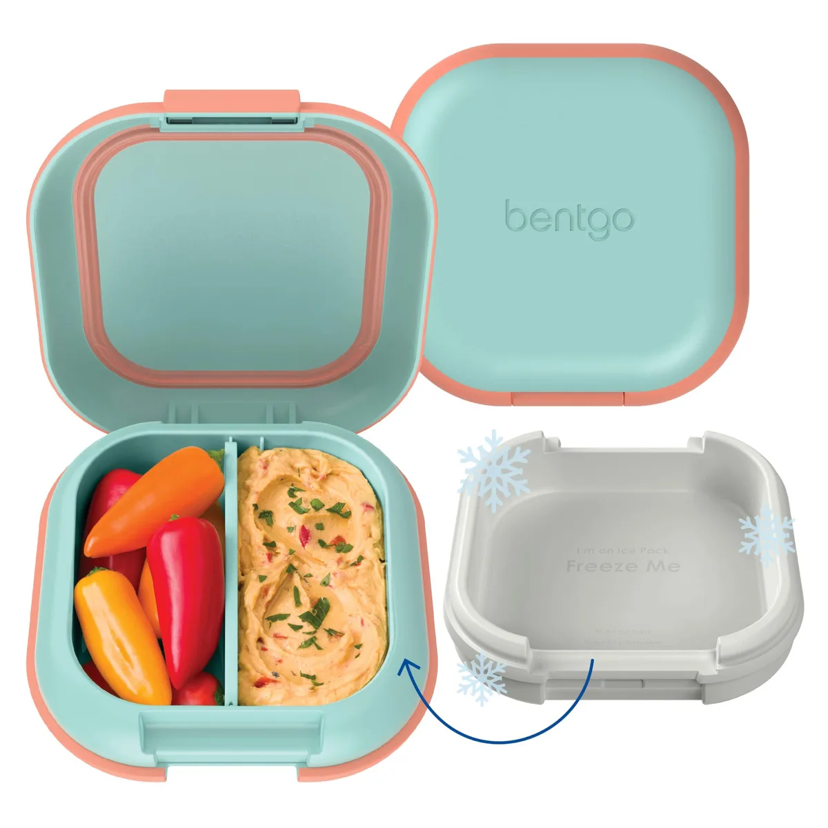 Bentgo Chill Mini Leak-Proof Lunch Box 2.7-Cup Papaya — product photo