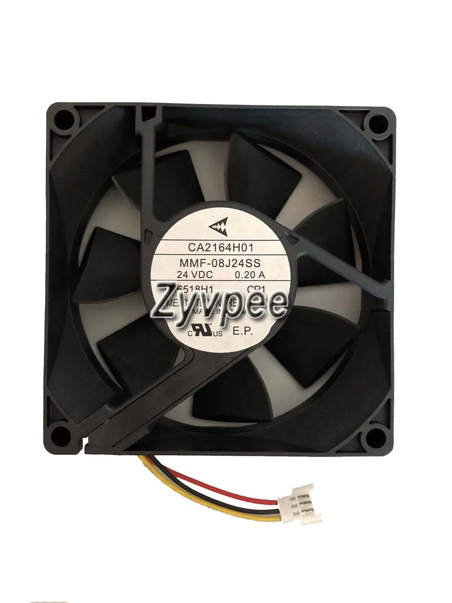 Zyvpee Zyvpee MMF-08J24SS CP1 CA2164H01 80mm 24V 0.13A 3-pin case fan — product photo