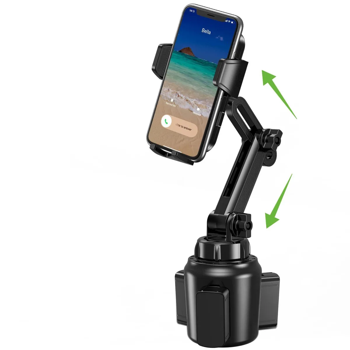  EOCAHO Cup Phone Mount Black 7.0x4.09x10.8 in — product photo