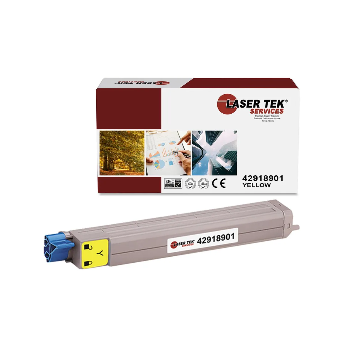 Laser Tek Services Laser Tek Services 42918902 Yellow Toner Cartridge 15000 pages — product photo