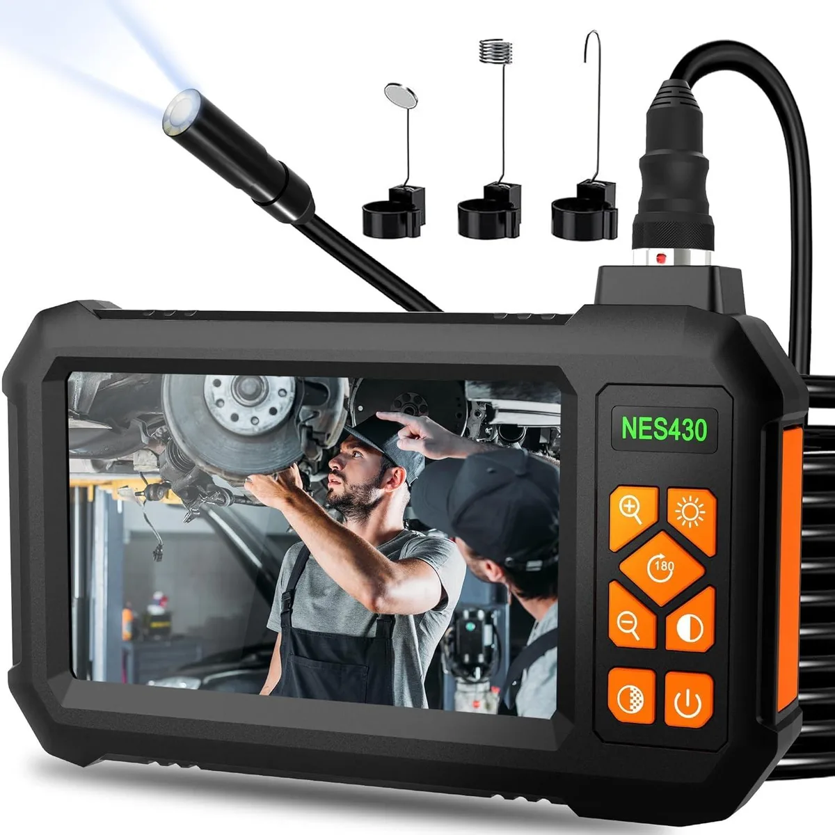 BFKK BFKK 4.3" IPS 1080P Endoscope 16.5Ft IP67 measurement tool — product photo