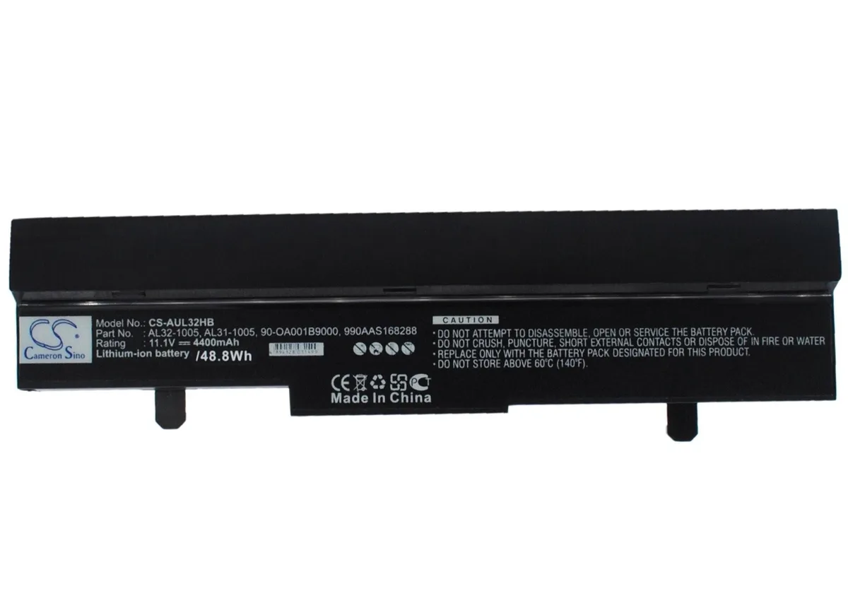 ARCTIC ARCTIC 2 in 1 accessory 4400mAh 10.8V replacement battery for Asus Eee PC 1001HA 1005 series — product photo
