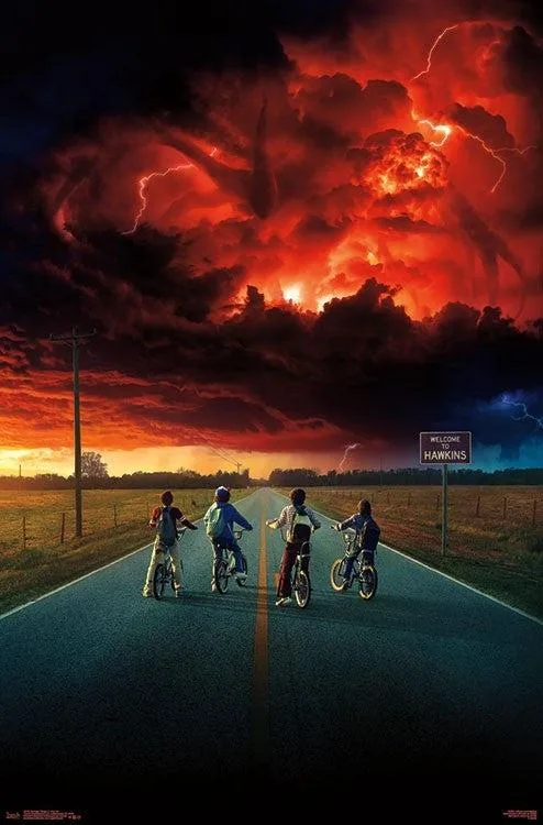 Stranger Things 2 key art poster print 22 x 34 inches