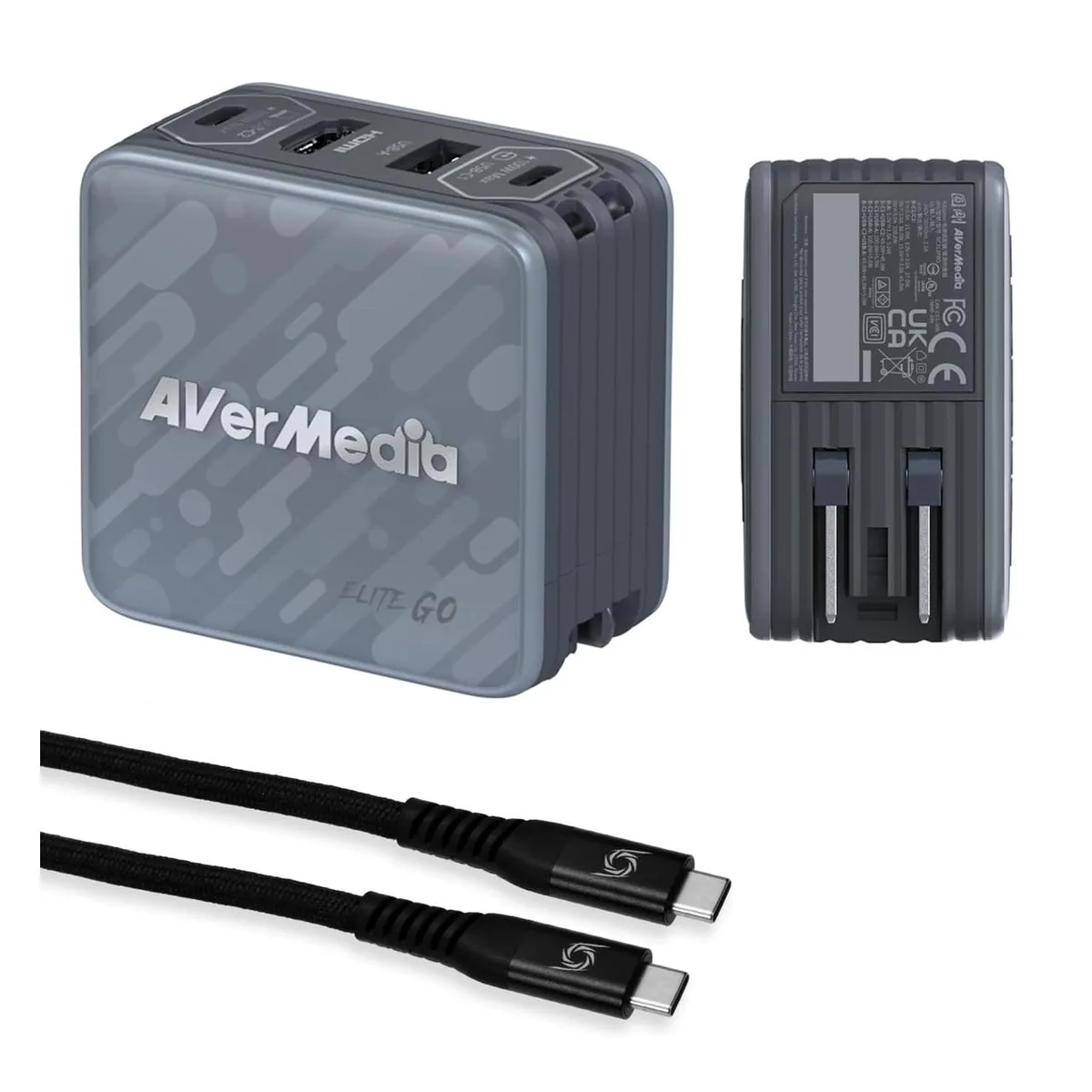 AVerMedia Technologies Inc. AVerMedia Technologies Inc. Elite Go GC313Pro 100W Power Adapter 1080p60 Capture — product photo