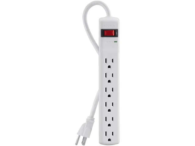Belkin Belkin F5C047 surge protector 6 outlets 3 ft 300 joule — product photo