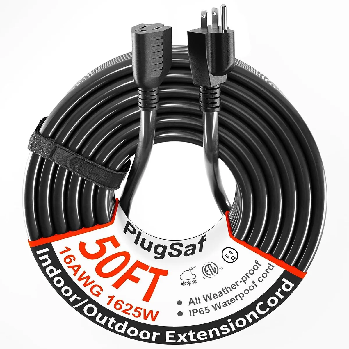 Junchi Junchi 50 ft 16/3 AWG Outdoor Power Extension Cord — product photo
