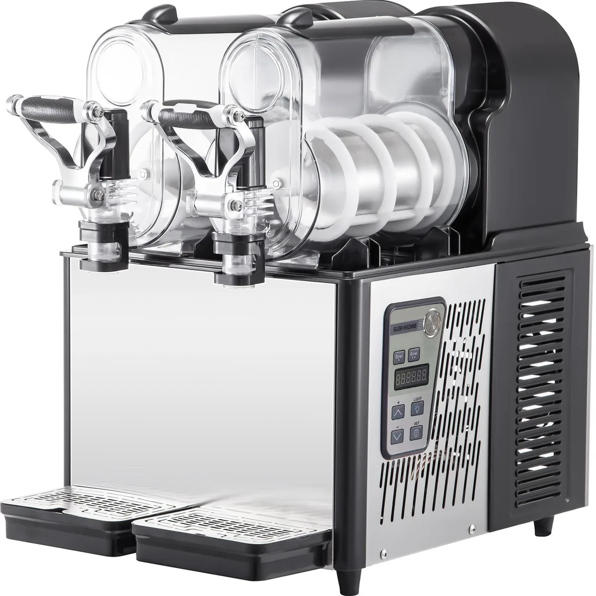 VEVOR VEVOR XRJ3LX2 3Lx2 Double Tank Slushy Machine 24 Cups Commercial Kitchen Appliance — product photo