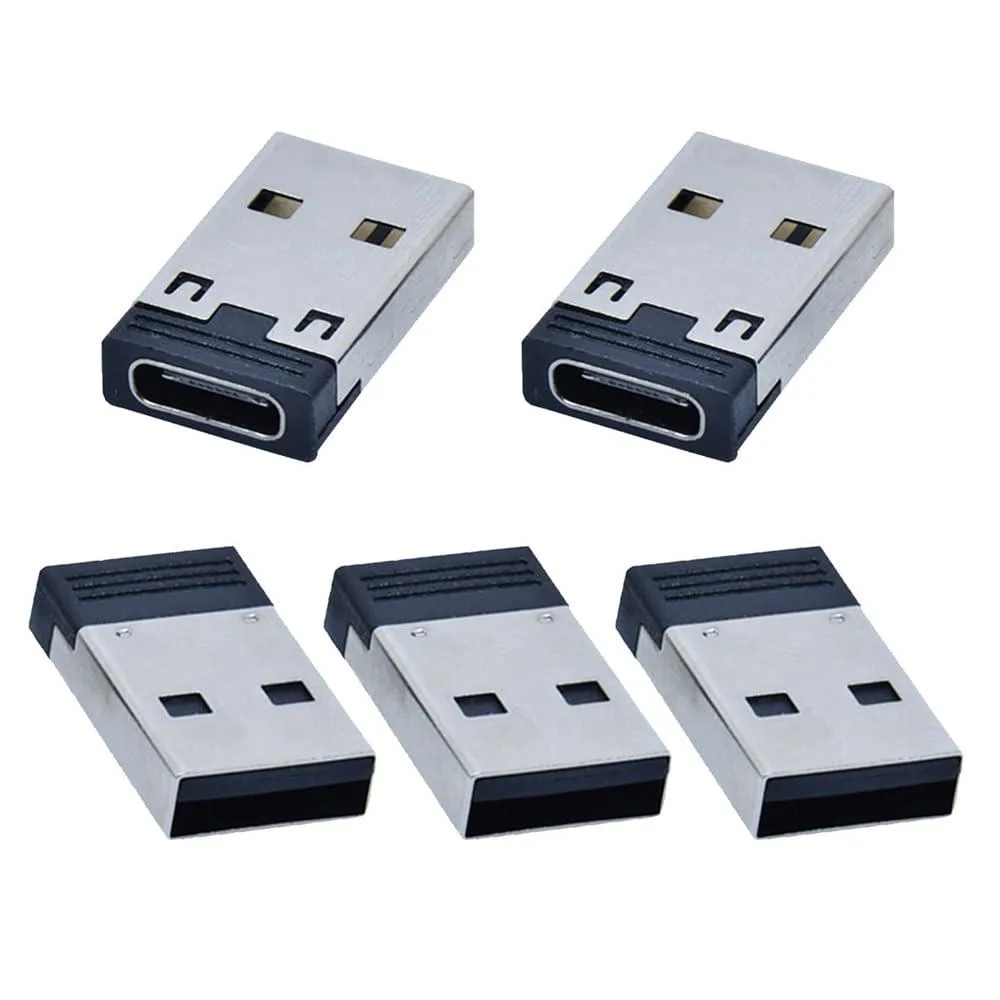Fervit Fervit USB-C Female to USB 2.0 A Male Adapter 480Mbps 5V/3A — product photo