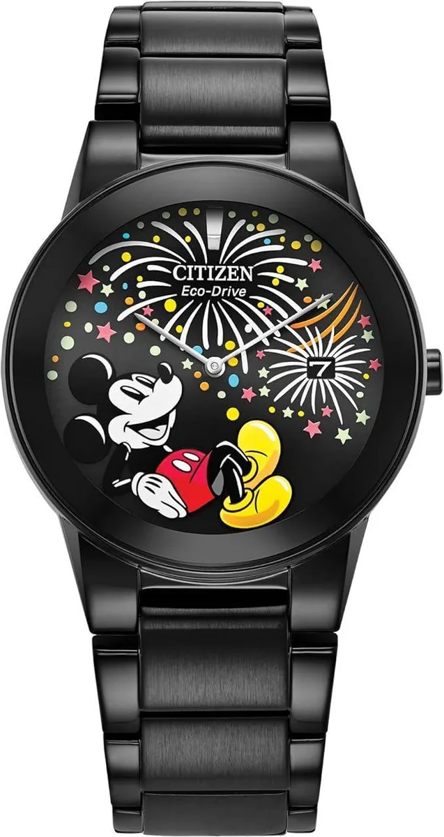 Citizen Citizen Eco-Drive Mickey Mouse Fiesta Black IP 40 mm Watch — product photo