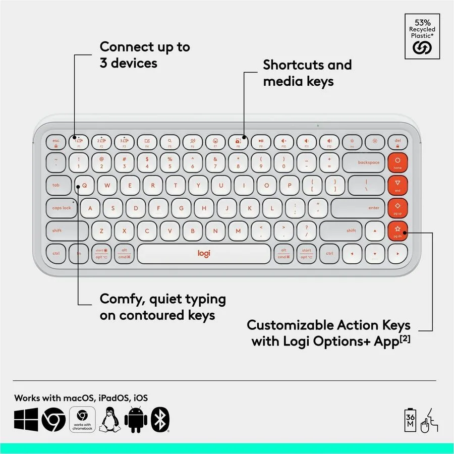 Logitech Logitech 920-012935 POP ICON KEYS keyboard — product photo