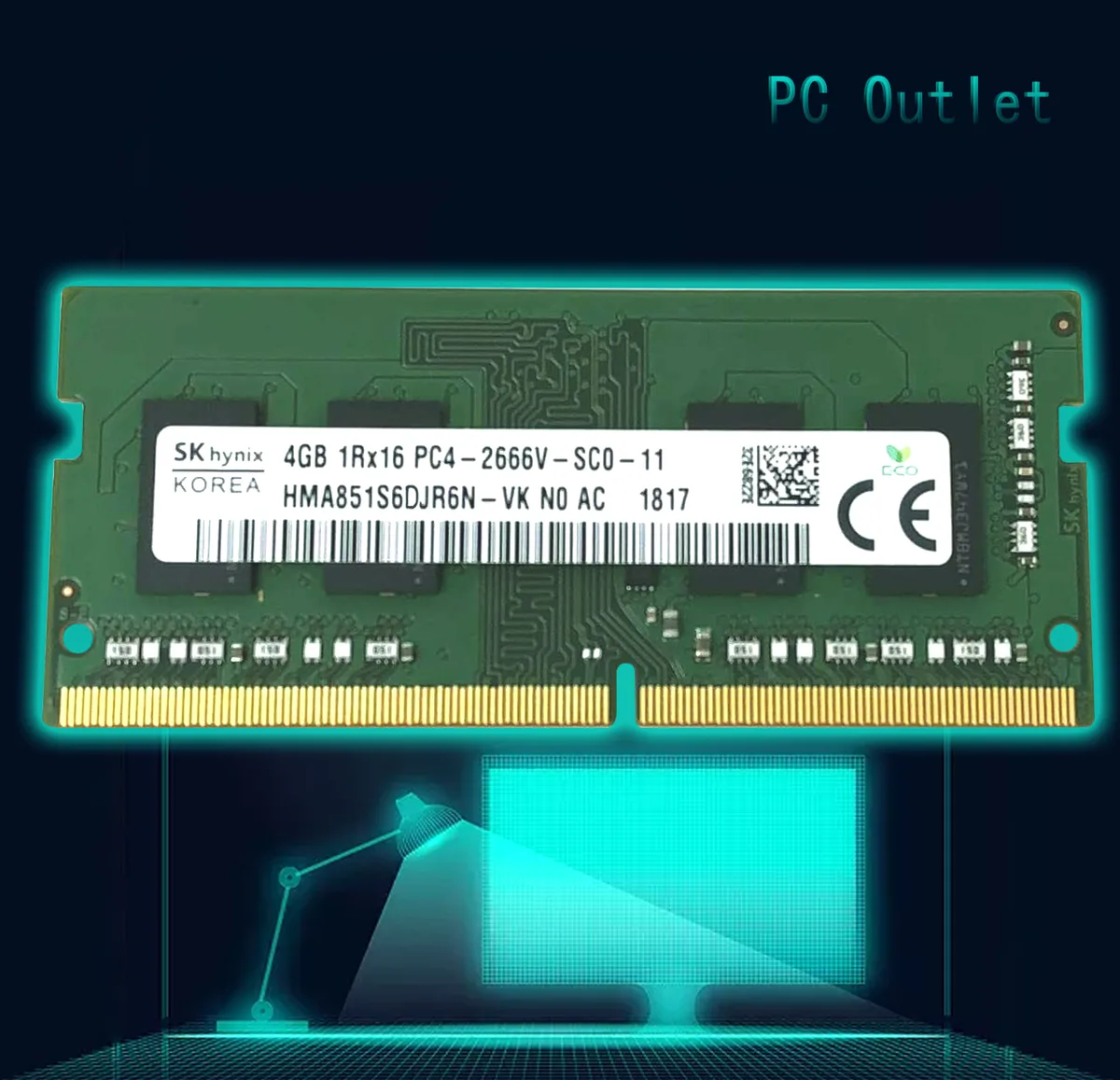 SK hynix SK hynix HMA851S6DJR6N-VK 4 GB DDR4 2666 laptop RAM — product photo