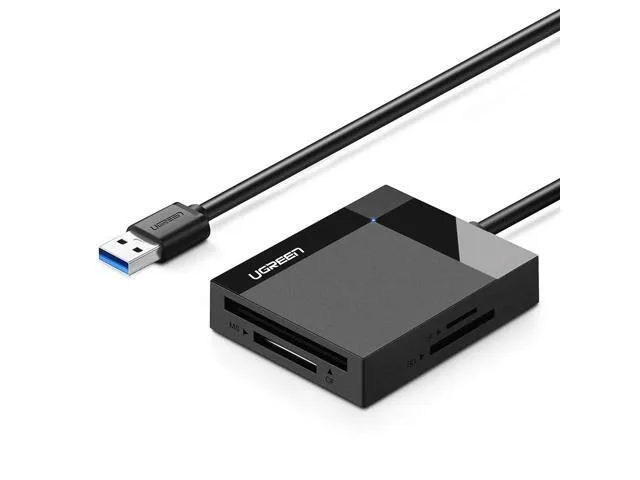 LORDWORLD LORDWORLD USB 3.0 Card Reader 5Gbps 4 Slots Black — product photo