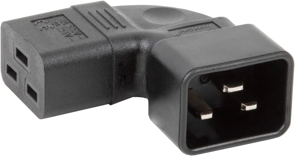TeKit TeKit C20 C20-to-C19 90-degree power extension cord — product photo