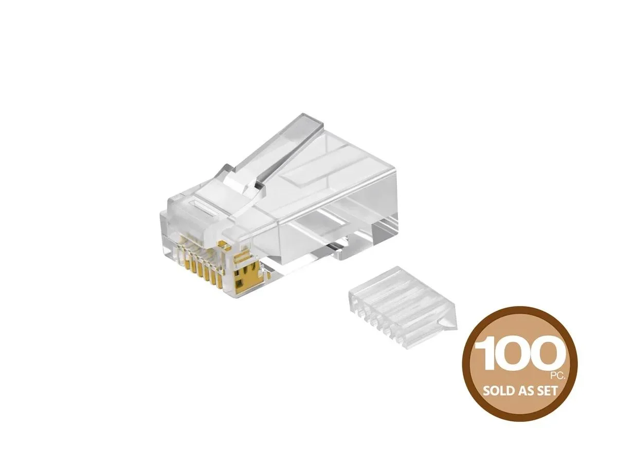Monoprice Inc. Monoprice Inc. 7266 RJ45 Cat6 Solid Cable Plug 100pcs — product photo