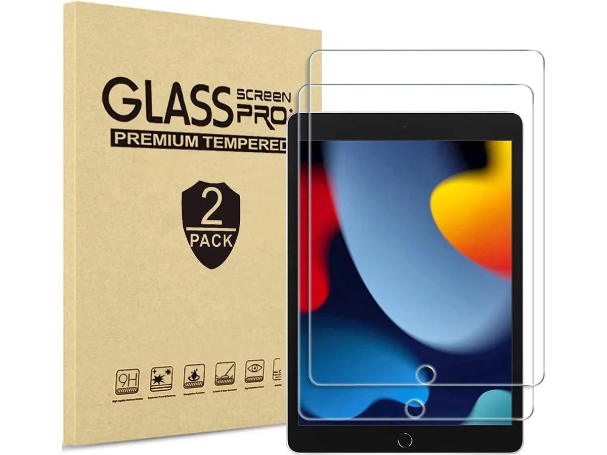 BONAEVER BONAEVER 2 Pack Tempered Screen Protector 10.2 Inch iPad 2019 2020 2021 — product photo
