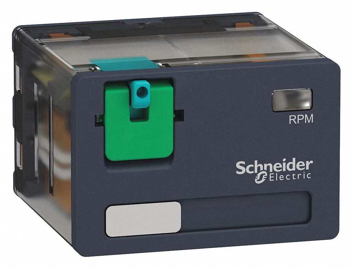 Schneider Electric Schneider Electric RPM41BD 4PDT 15 A 24 V DC 14-pin relay — product photo