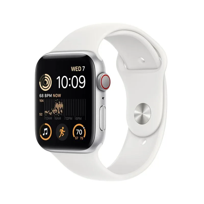 Apple Apple Watch SE 2 44 mm Silver GPS + Cellular 32 GB 1.78 — product photo