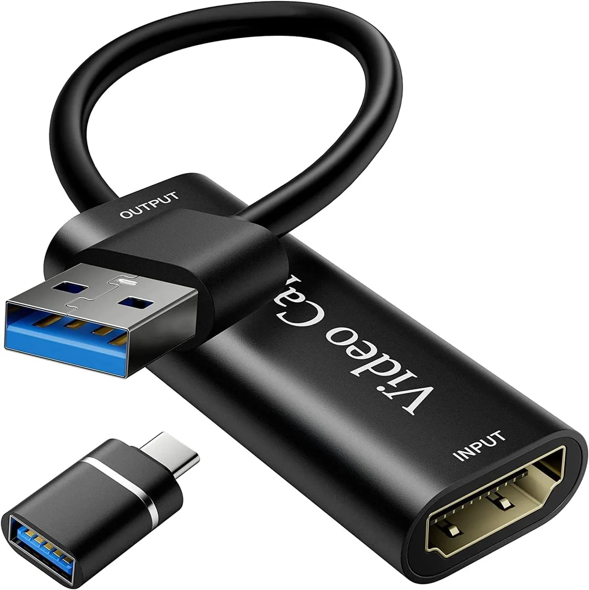 WRIARICH WRIARICH USB HDMI Capture Card U167B 1080P60 Black — product photo