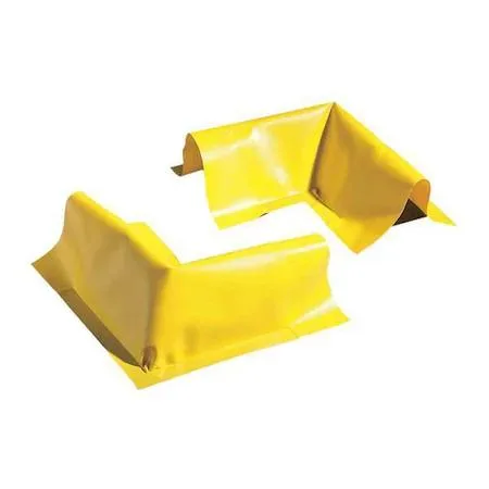 New Pig New Pig PLR263 Build-A-Berm Spill Containment Berm Corner Yellow 2-Pack — product photo