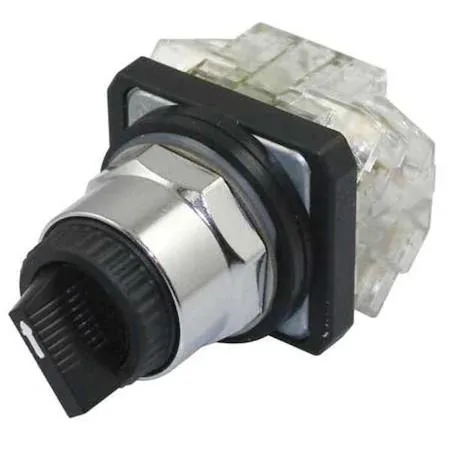 Dayton Dayton 30G298 Selector Switch 30mm 2 Position Black — product photo