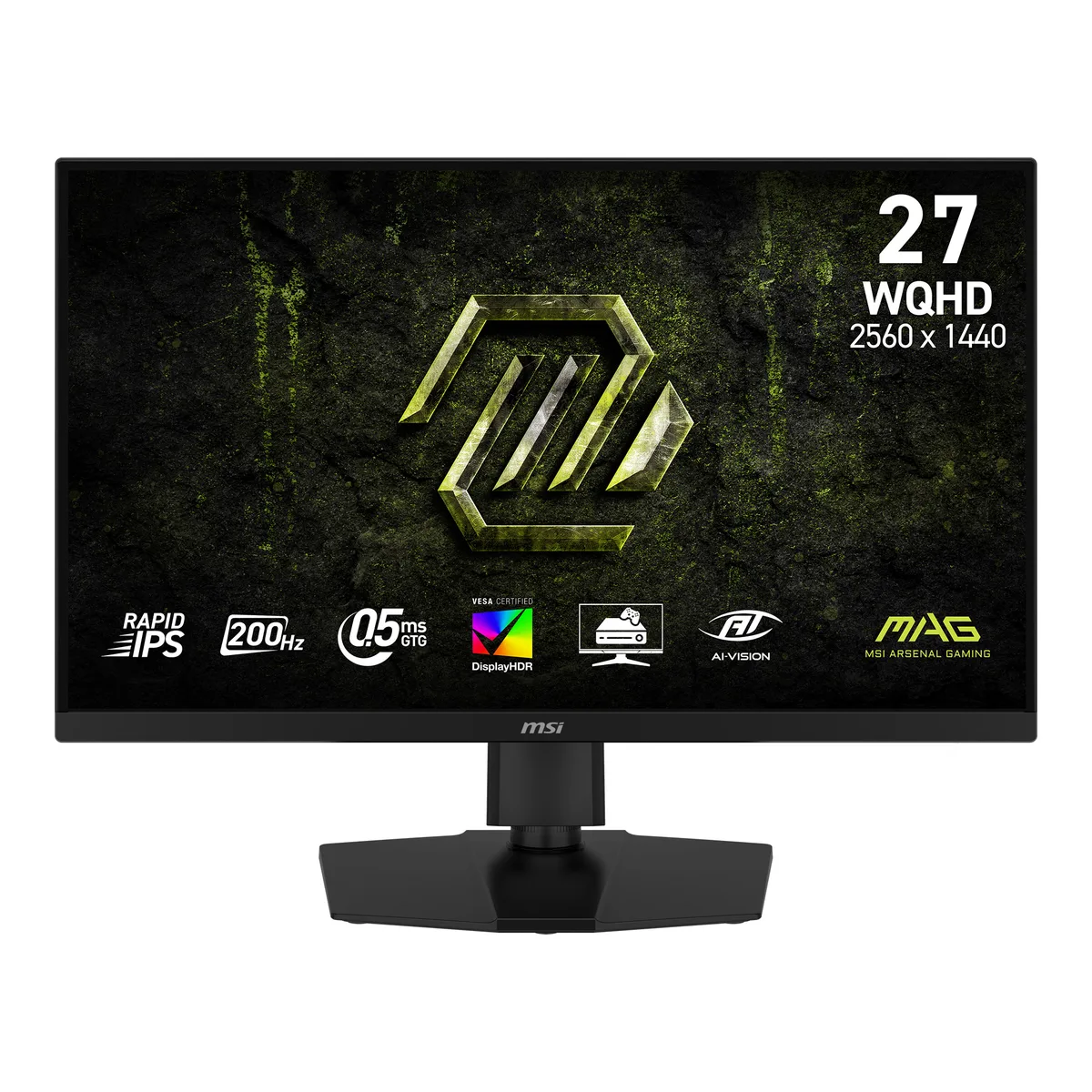 MSI MSI MAG 274QPF E20 27" 2560x1440 200Hz gaming monitor — product photo