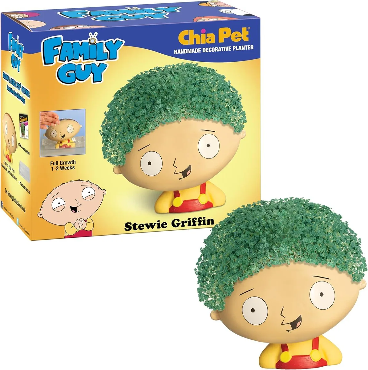 Joseph Enterprises Joseph Enterprises CP1027a Chia Pet Stewie Griffin general craft 4.5x8.2x7.1 — product photo