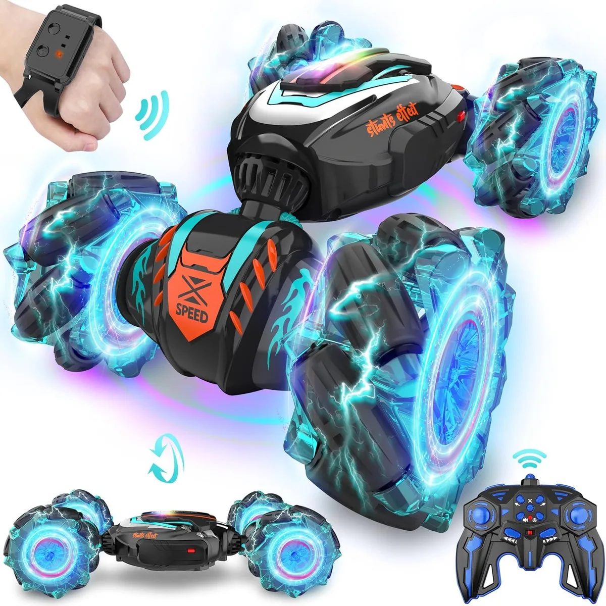 usbroway usbroway Gesture Sensing RC Stunt Car 4WD 2.4GHz Toy — product photo