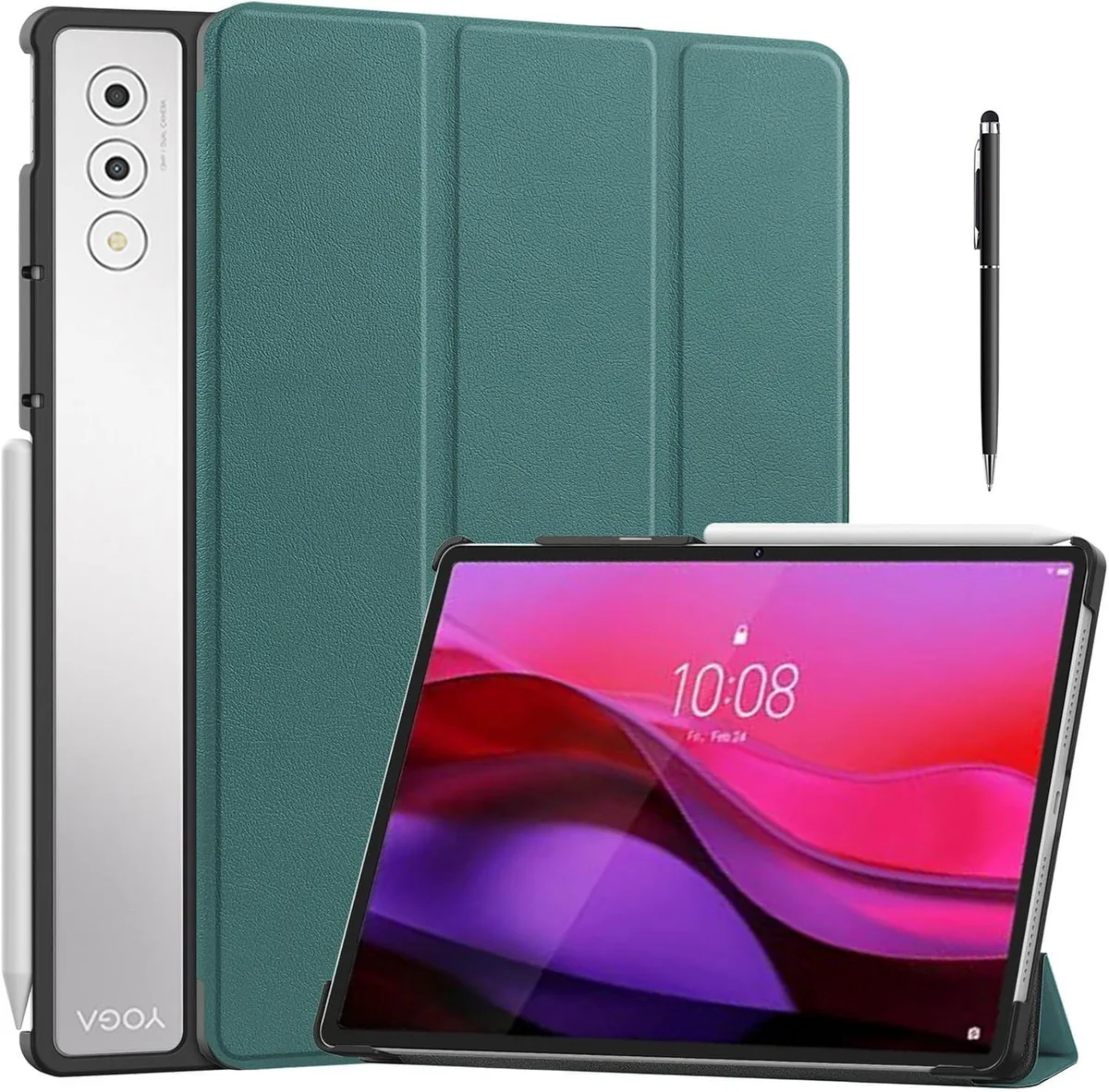 Werleo Werleo Dark Green Case for Lenovo Yoga Tab Plus 12.7 2025 TB520FU — product photo