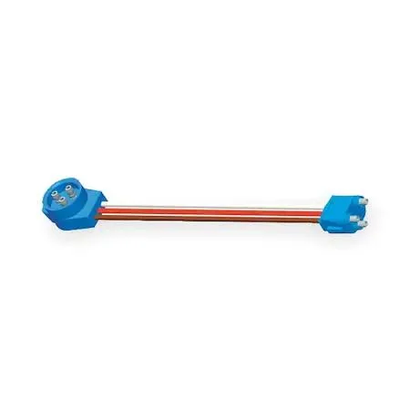 Grote Grote 66831 Pigtail Adaptor Male to Female Pin 3 Wire 16 AWG 6 in Blue — product photo