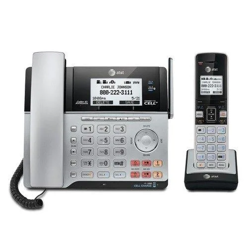 AT&amp;T AT&amp;T TL86103 2-line DECT 6.0 corded-cordless telephone — product photo