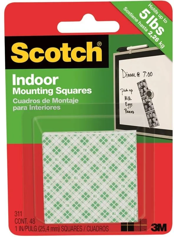 3M 3M Scotch 311DC Heavy Duty Mounting Squares 48 — product photo