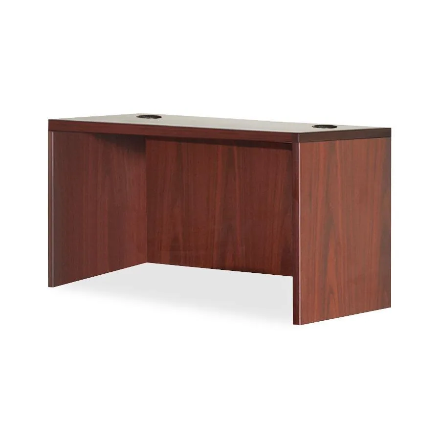 Lorell Lorell 69902 Rectangular Desk Shell 47x29.5x29 Mahogany office furniture — product photo