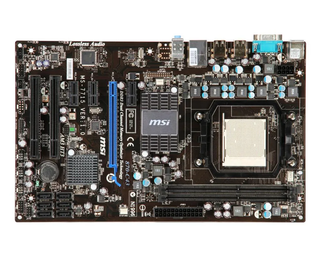 MSI MSI 870-C43 AMD motherboard Socket AM3 DDR3 — product photo