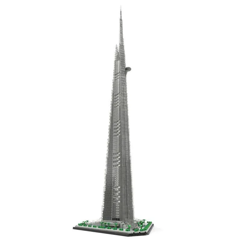 ZITIANYOUBUILD ZITIANYOUBUILD MOC-246046 1/800 Scale Jeddah Tower Building Blocks Set 6112PCS Educational — product photo