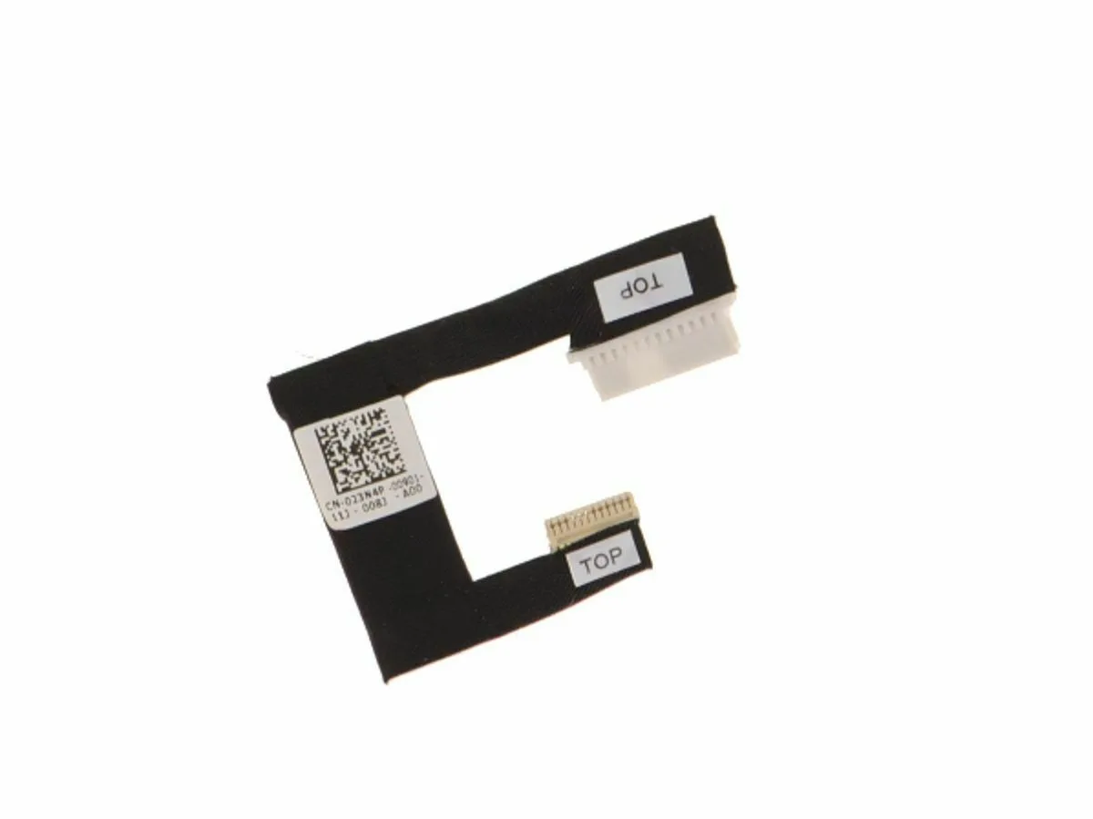 Thin flat ribbon cable with connectors at both ends