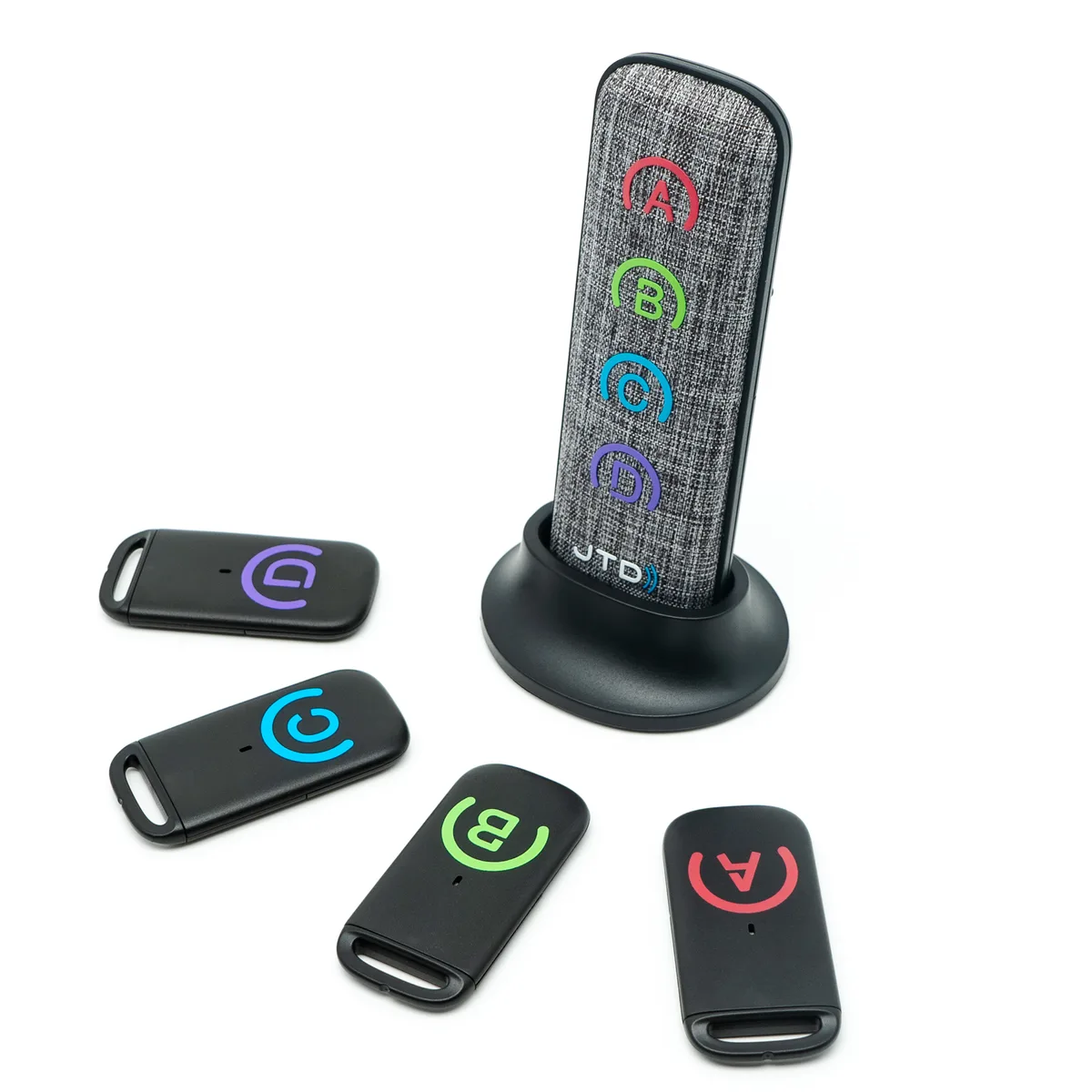 J-Tech Digital Inc. J-Tech Digital Inc. Wireless RF Key Finder Locator 1 TX 4 RX 131 FT 80 dB — product photo