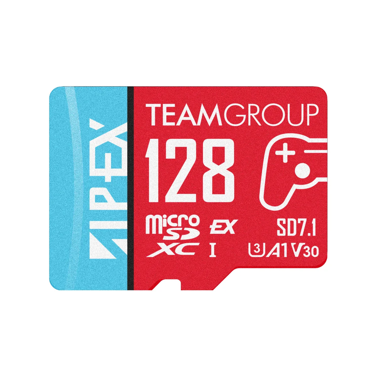 Team Group Team Group TAPMSDE128GIV30A102 128GB microSDXC memory card — product photo