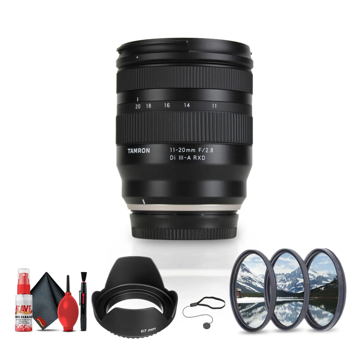 Tamron Tamron 11-20mm f/2.8 Di III-A RXD Lens (FUJIFILM X) with Filter Kit — product photo