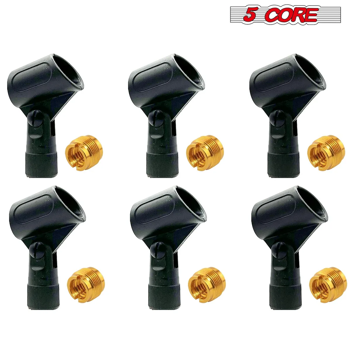 5 Core 5 Core MC 07 6PCS Microphone Clip Holder 6-Pack — product photo