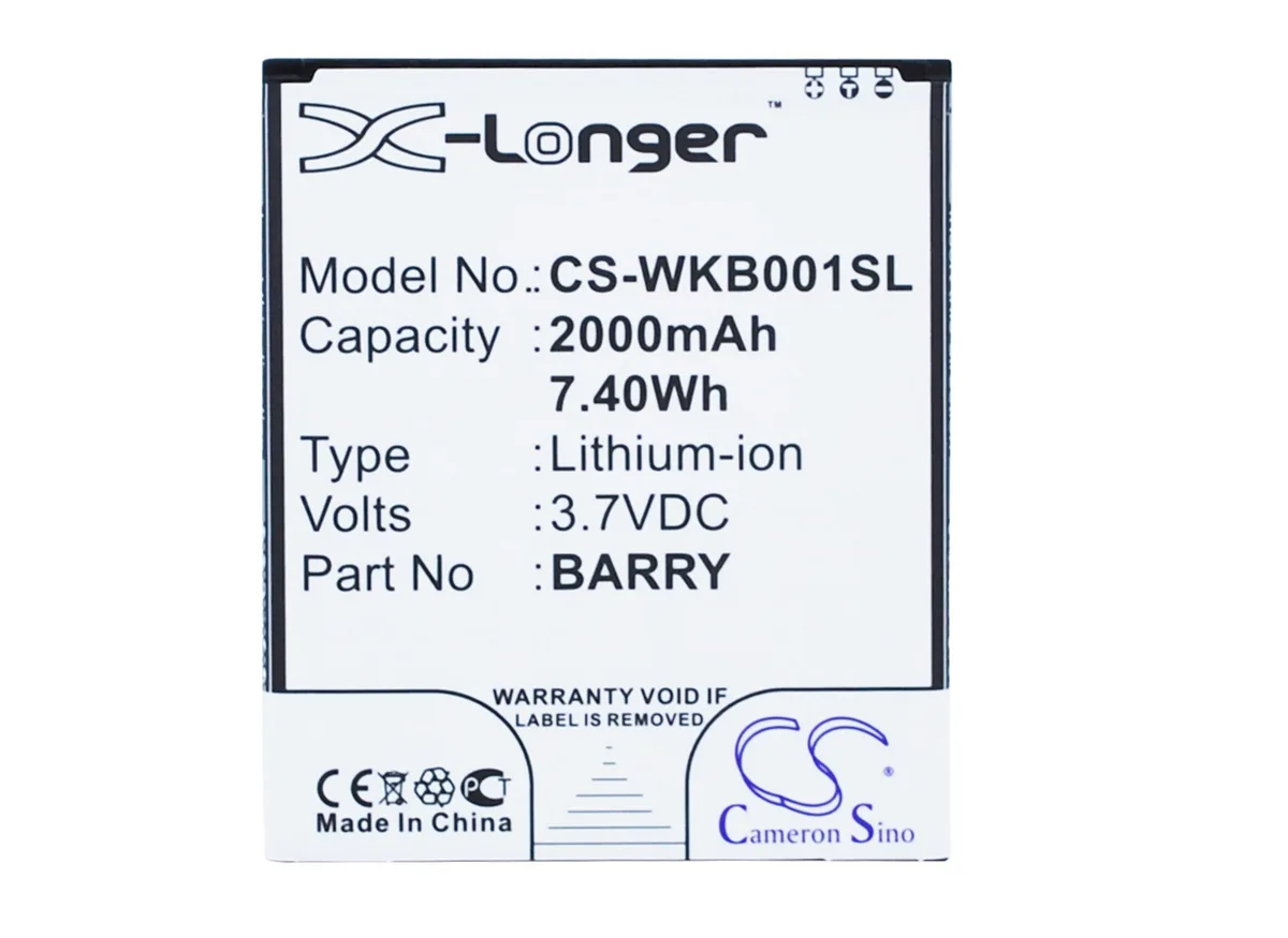 Cameron &amp; Co Cameron &amp; Co DS-CS-WKB001SL cell phone battery 3.7V 2000mAh — product photo