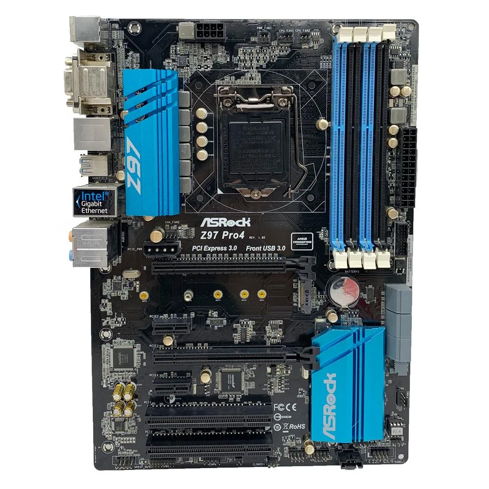 ASRock ASRock Z97 Pro4 Intel motherboard LGA 1150 DDR3 32GB — product photo