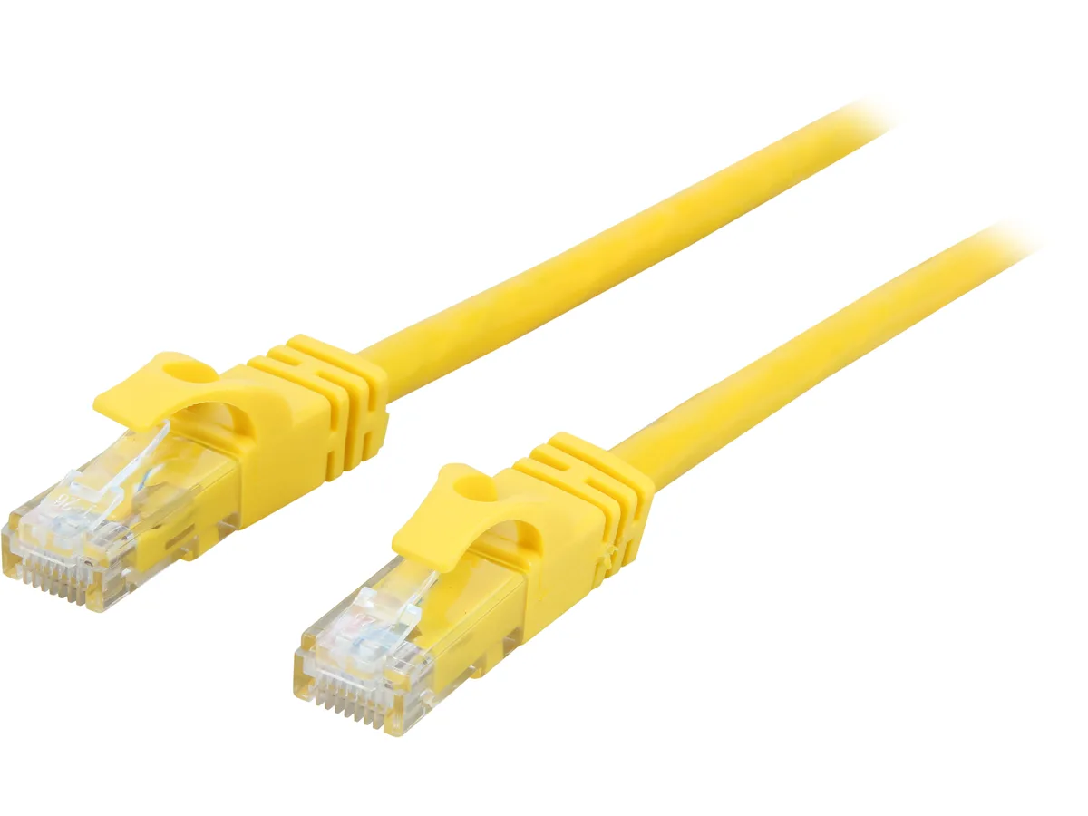 Cables To Go Cables To Go 27196 Cat6 network ethernet cable 50 ft Yellow — product photo