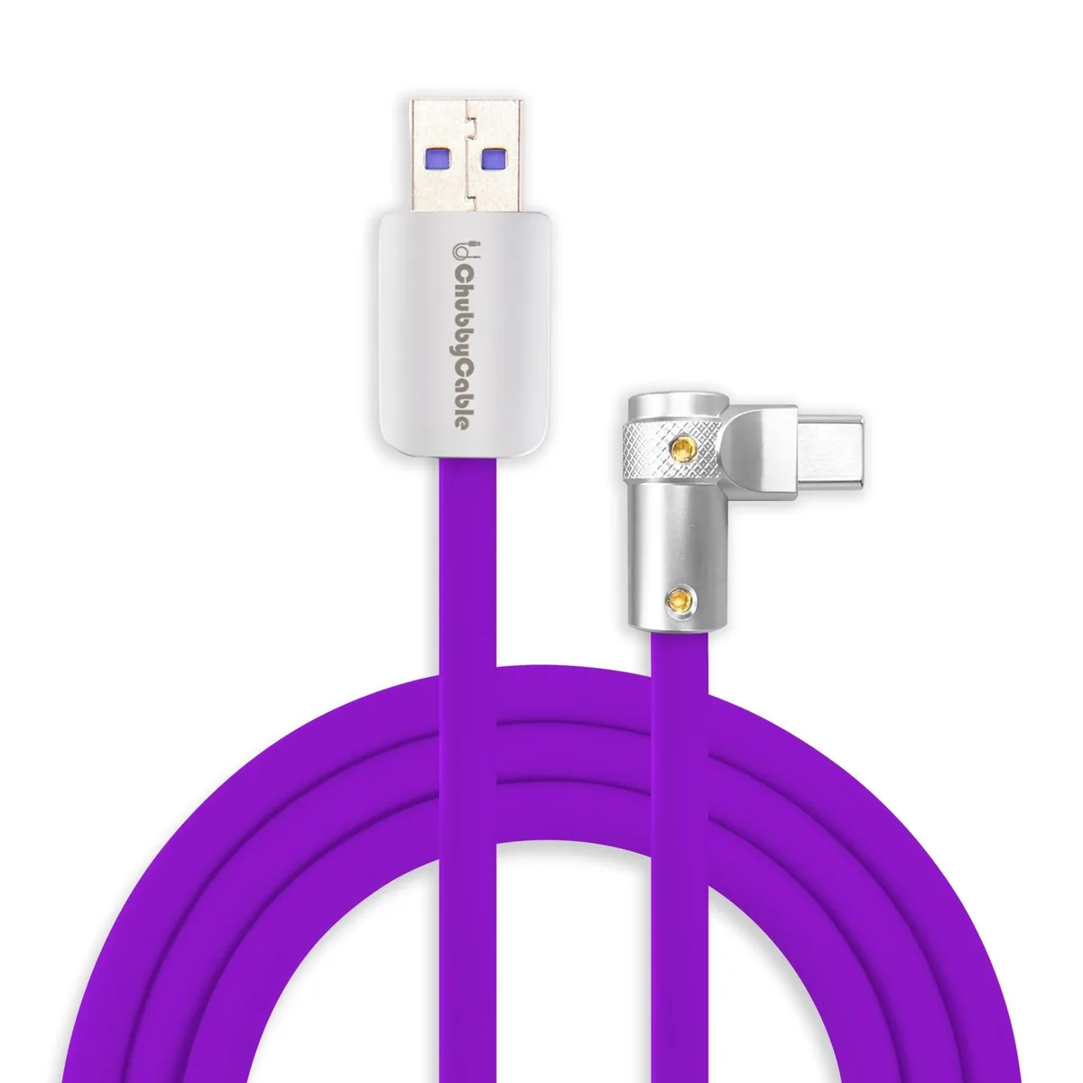 Avantalk Avantalk 2 in 1 Accessory USB-A to Type-C 90° 240W 9.8FT Purple — product photo